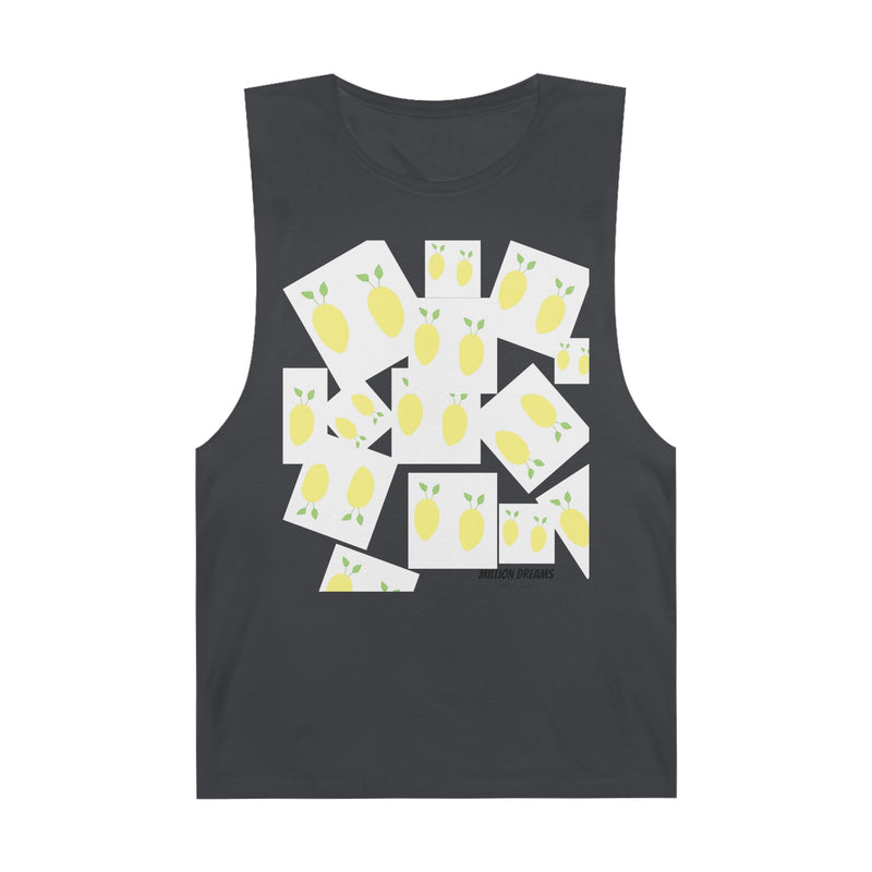 Lemon All over  Unisex Barnard Tank