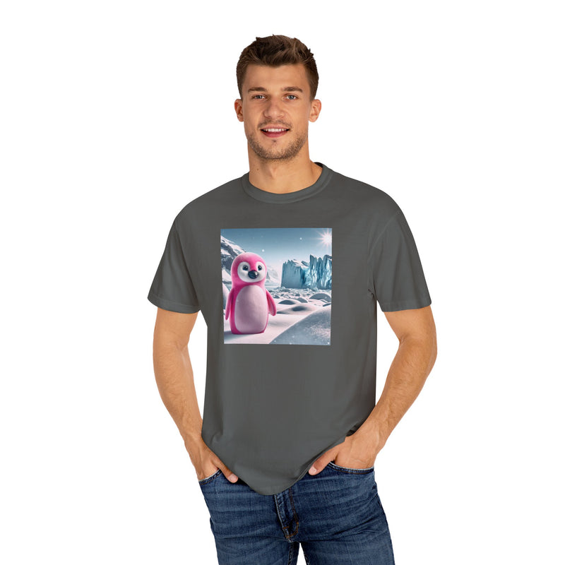 Pink Penguin Unisex Garment-Dyed T-shirt