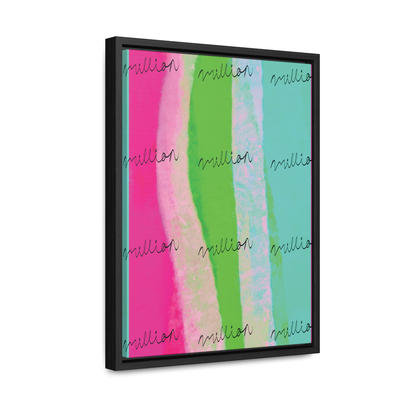 Pretty Neon Gallery Canvas Wraps, Vertical Frame