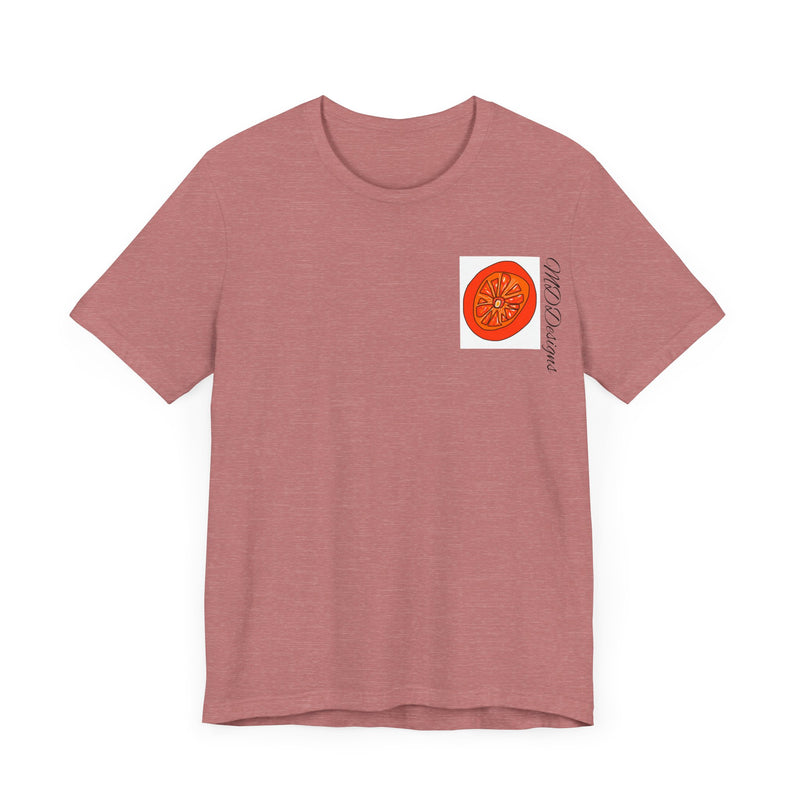 Tangie Orange Unisex Jersey Short Sleeve Tee