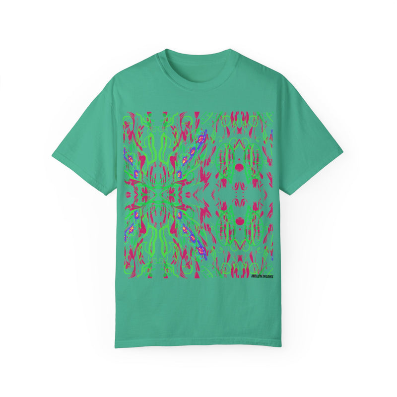 Leafs Neon Unisex Garment-Dyed T-shirt