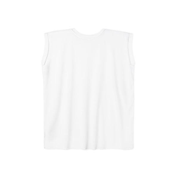 Mountain & Roses Women’s Flowy Rolled Cuffs Muscle Tee