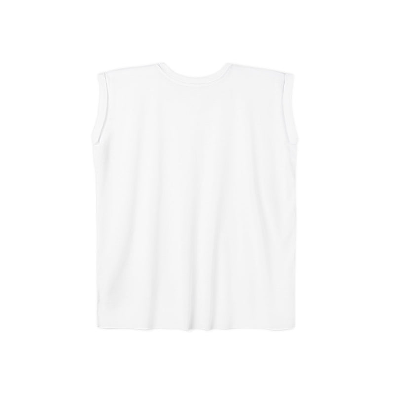 Mountain & Roses Women’s Flowy Rolled Cuffs Muscle Tee