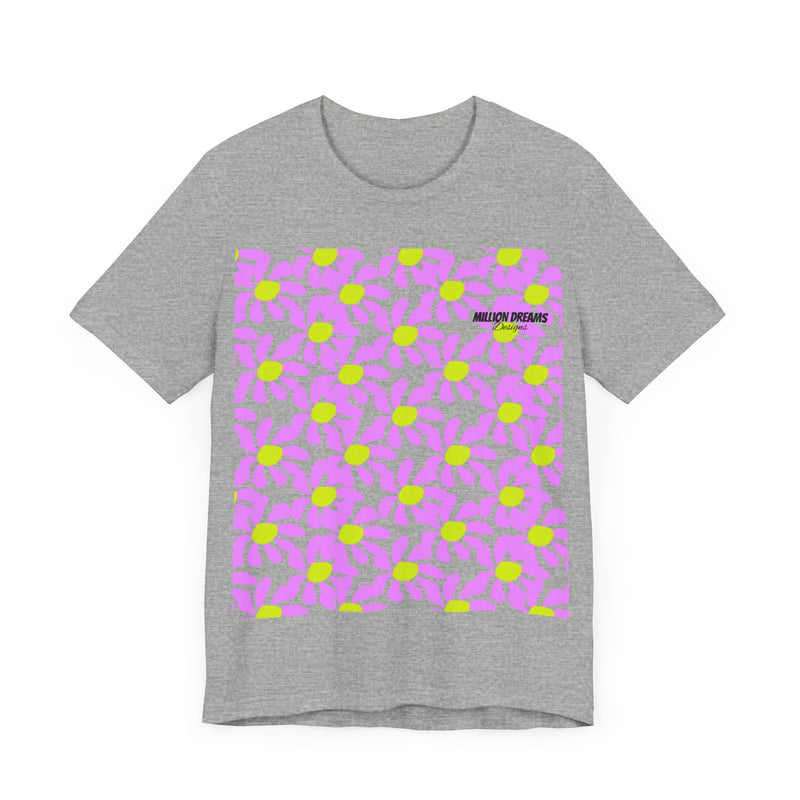 Lavender Petals Unisex Jersey Short Sleeve Tee