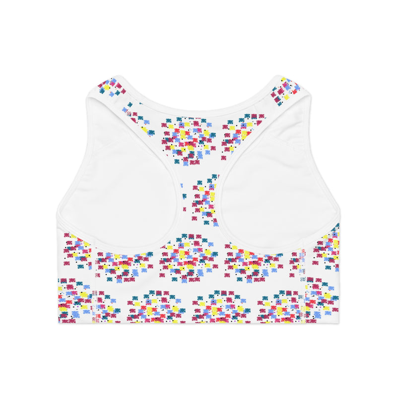 Dots Variety Sports Bra (AOP)