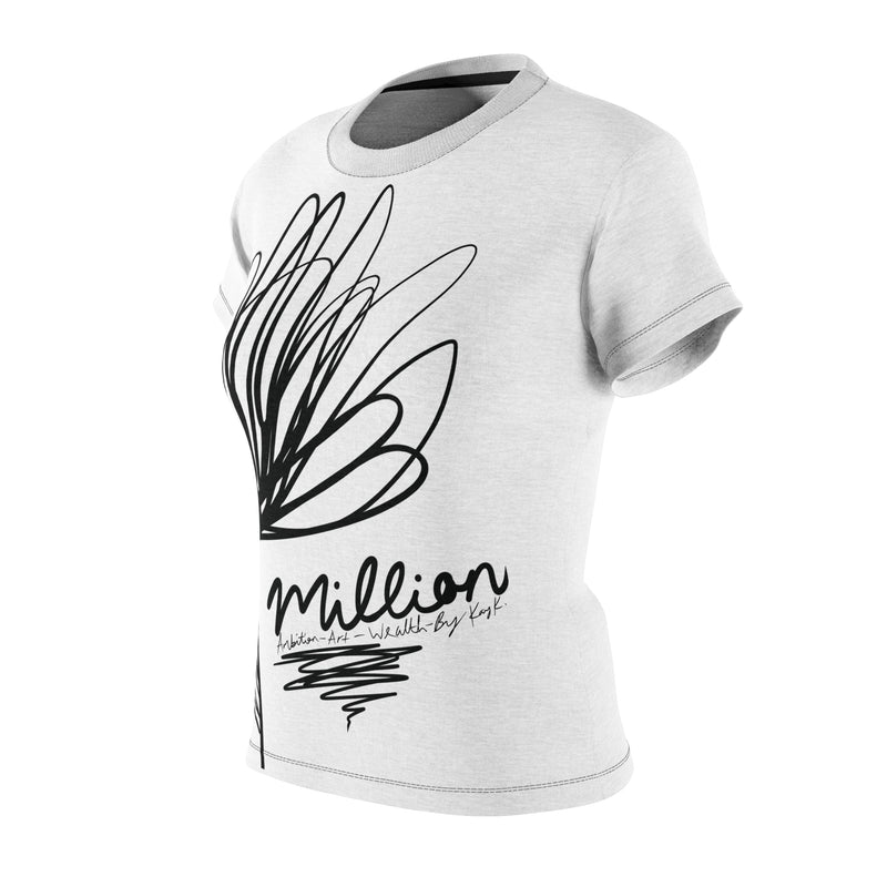 Million with flower Women's Cut & Sew Tee (AOP)