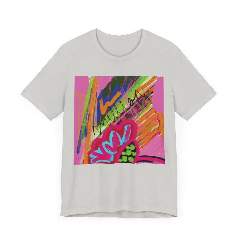 Abstract Frenzy Print  Unisex Jersey Short Sleeve Tee