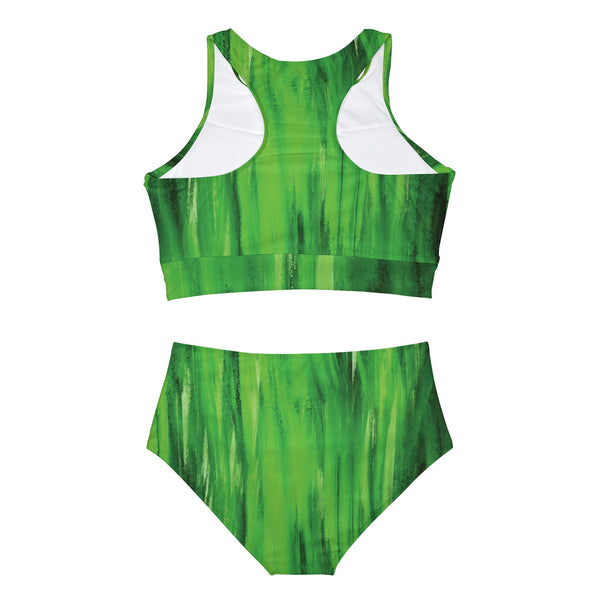 Grinch Sporty Bikini Set (AOP)