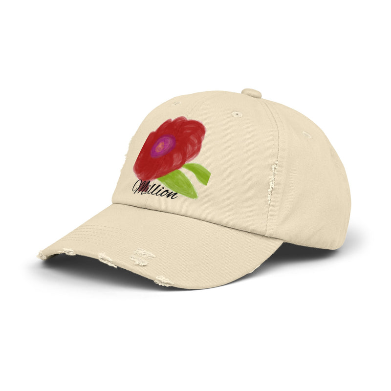 Bloom Unisex Distressed Cap