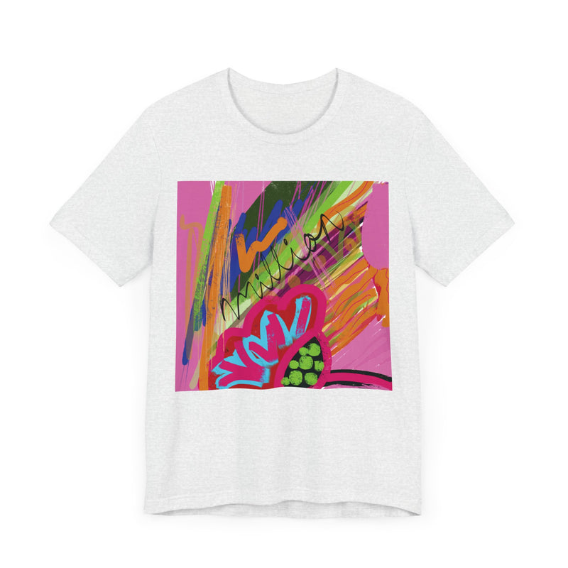 Abstract Frenzy Print  Unisex Jersey Short Sleeve Tee