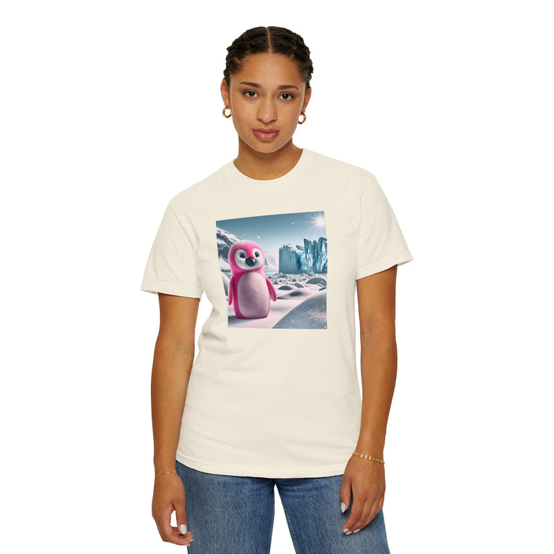 Pink Penguin Unisex Garment-Dyed T-shirt