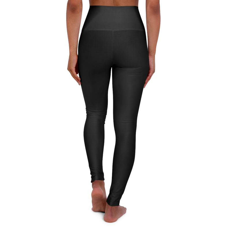 Success Is Inevitable Heart High Waisted Yoga Leggings (AOP)