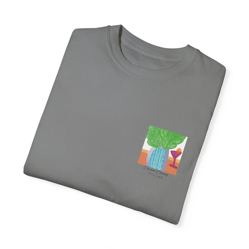 Casual Dining Unisex Garment-Dyed T-shirt