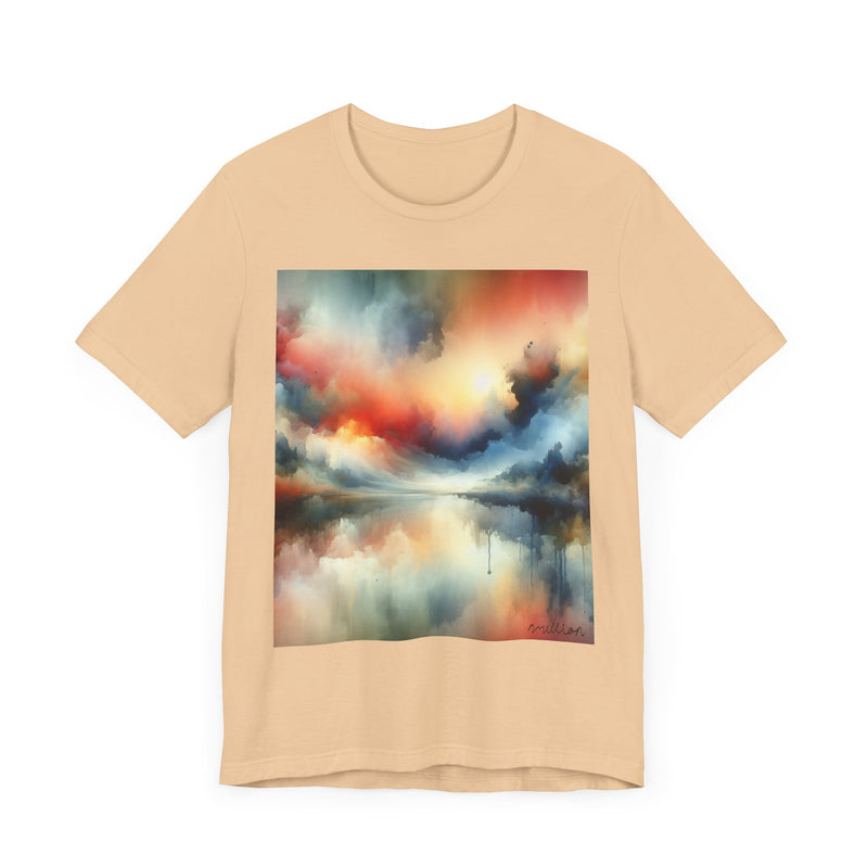 Watercolor Design Unisex Jersey Short Sleeve Tee