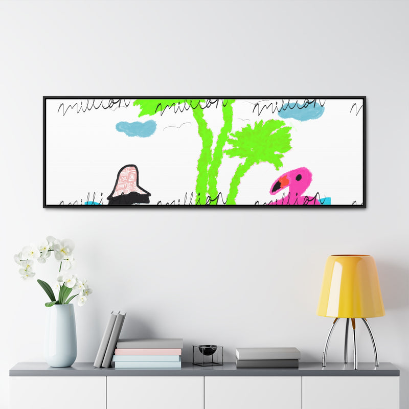 Fun Beach Day Gallery Canvas Wraps, Horizontal Frame