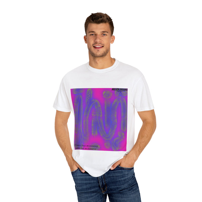 Tribal Neon Type Unisex Garment-Dyed T-shirt