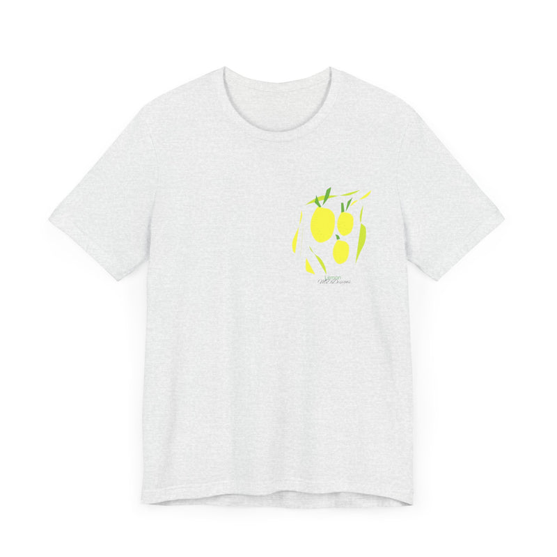 Lemon Yellow Unisex Jersey Short Sleeve Tee