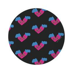 Success Is Inevitable Heart Round Rug