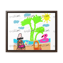 Fun Beach Day Gallery Canvas Wraps, Horizontal Frame