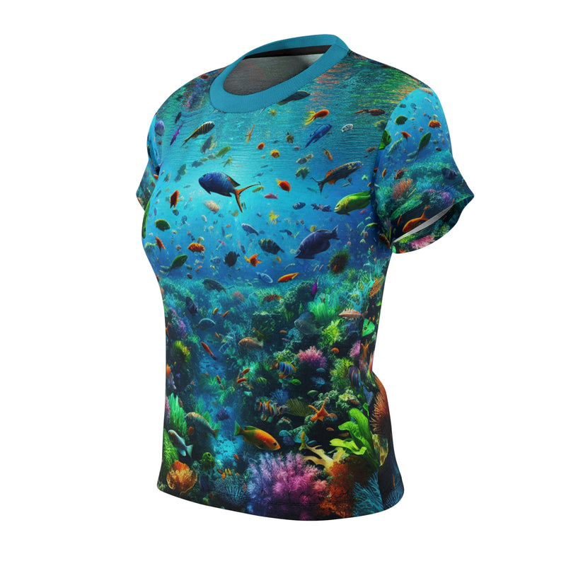 Under The Sea Women's Cut & Sew Tee (AOP)