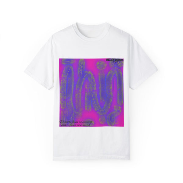 Tribal Neon Type Unisex Garment-Dyed T-shirt