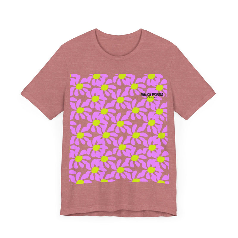 Lavender Petals Unisex Jersey Short Sleeve Tee