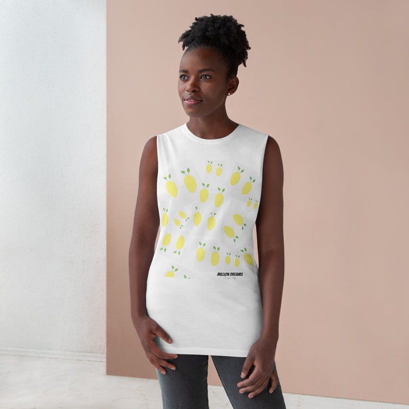 Lemon All over  Unisex Barnard Tank