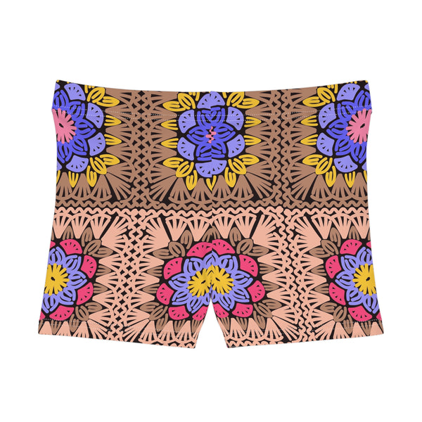 Embroidery Style Women's Shorts (AOP)