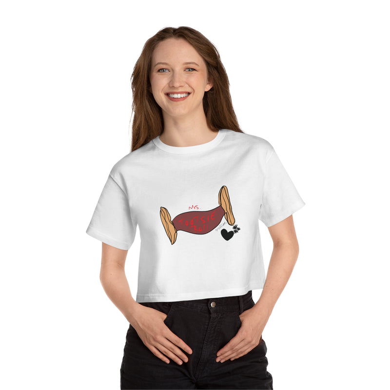 Mrs Tootsie Roll Champion Women's Heritage Cropped T-Shirt