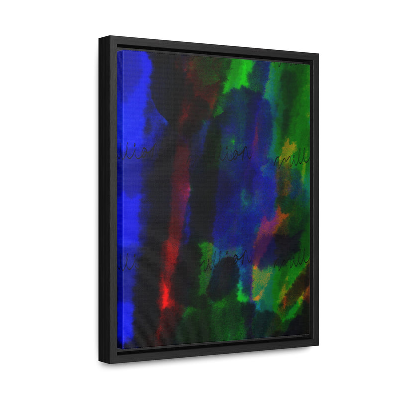 Watercolor Hue Gallery Canvas Wraps, Vertical Frame