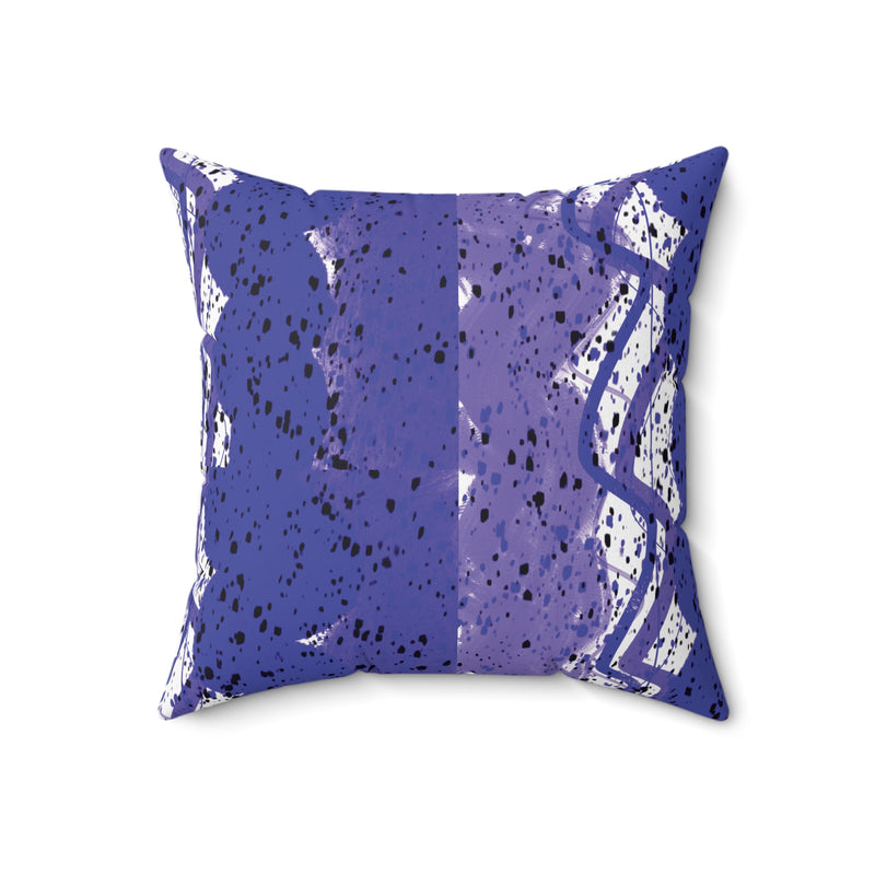 Paint Marks Brush Spun Polyester Square Pillow