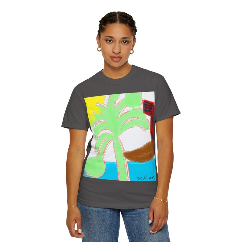 Ocean View Unisex Garment-Dyed T-shirt