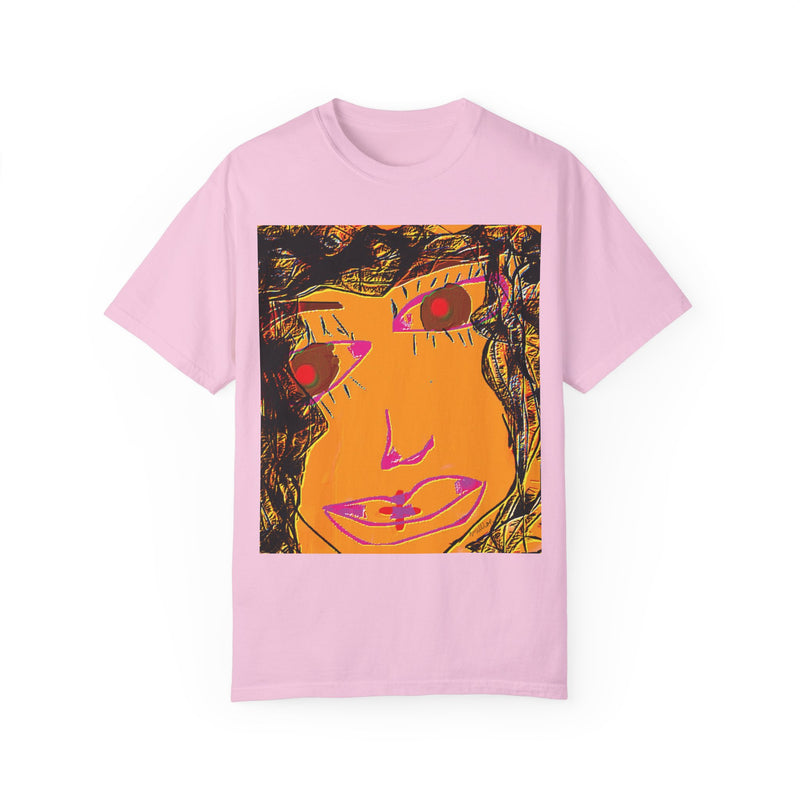 Face Graphic Unisex Garment-Dyed T-shirt