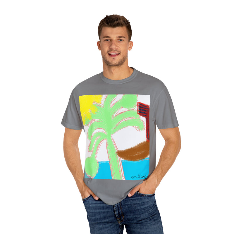 Ocean View Unisex Garment-Dyed T-shirt