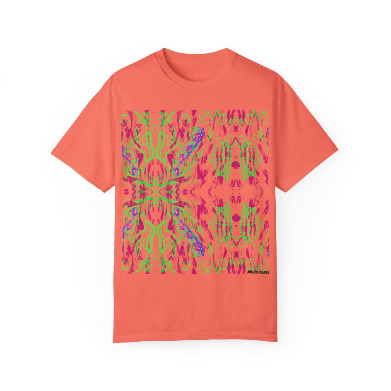 Leafs Neon Unisex Garment-Dyed T-shirt