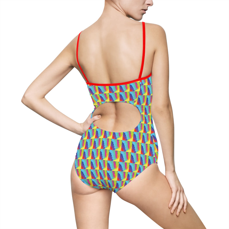 Color Print 2.0 Women's One-piece Swimsuit (AOP)