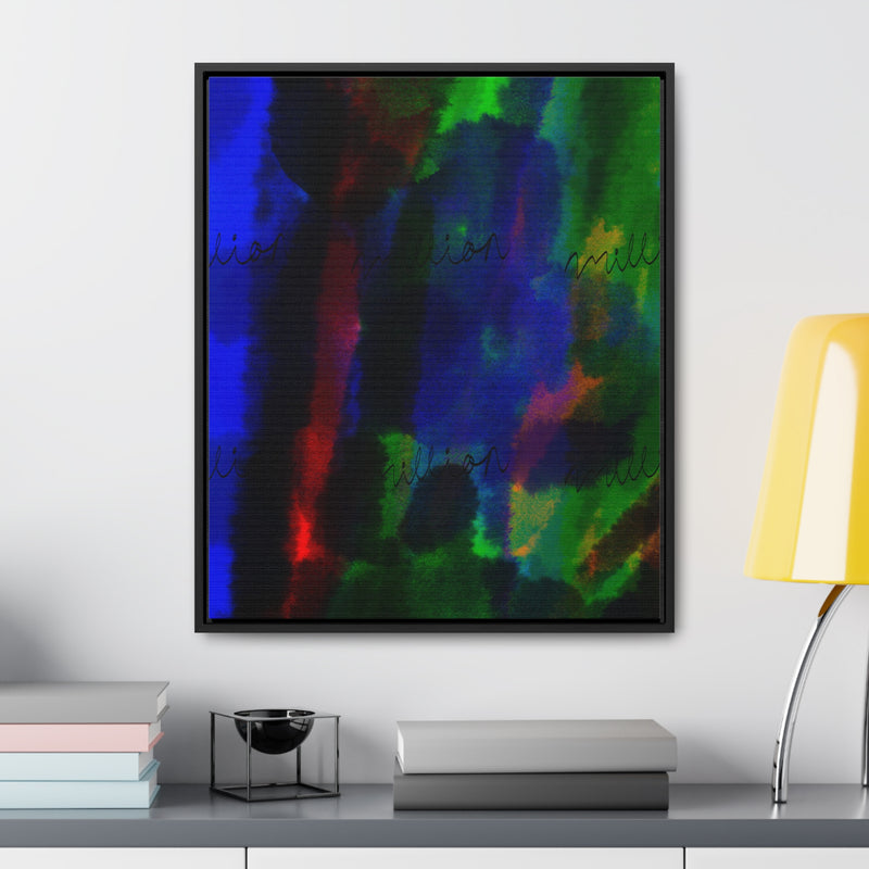 Watercolor Hue Gallery Canvas Wraps, Vertical Frame