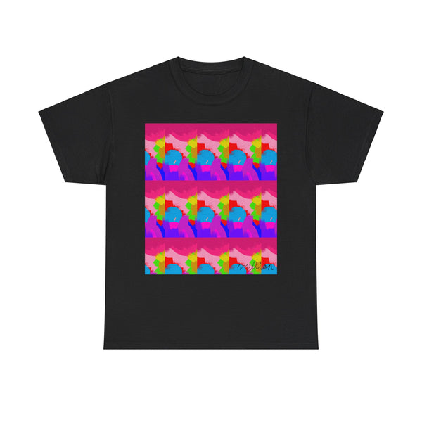 Shapes Bright Unisex Heavy Cotton Tee