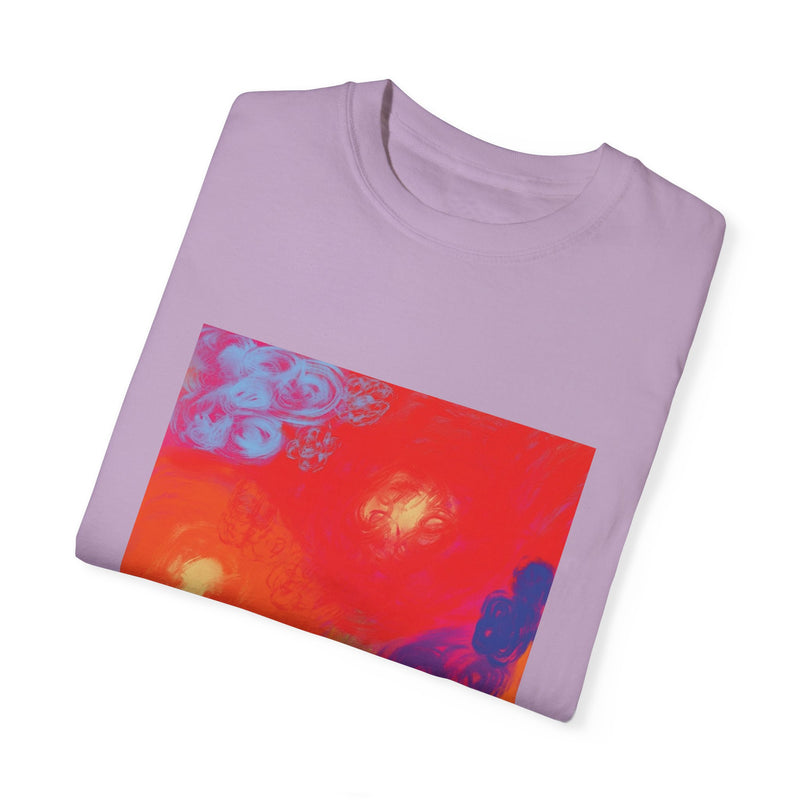 Floral Breeze Unisex Garment-Dyed T-shirt