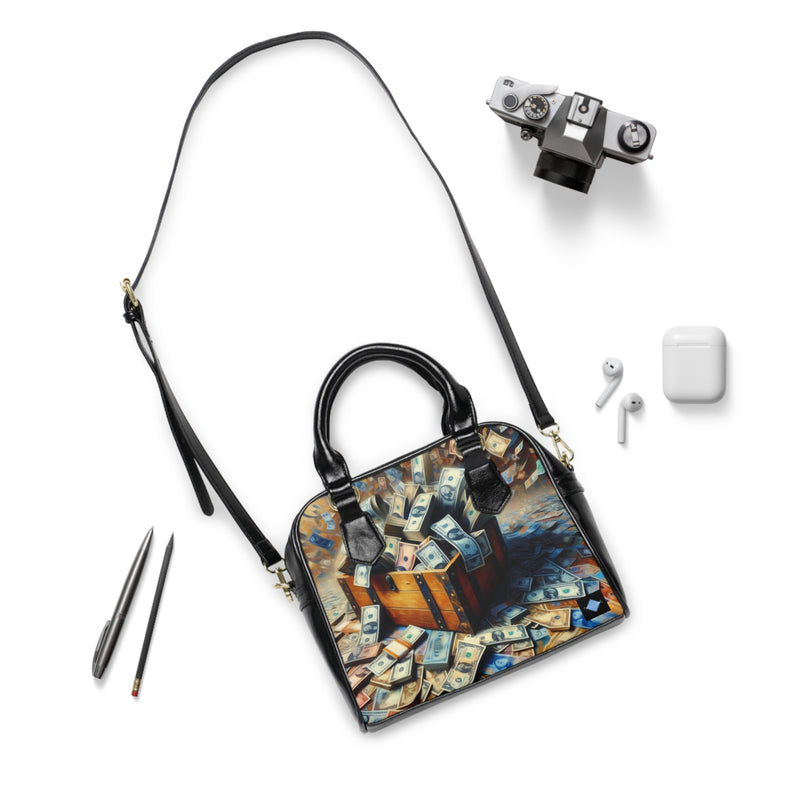 Money Shoulder Handbag