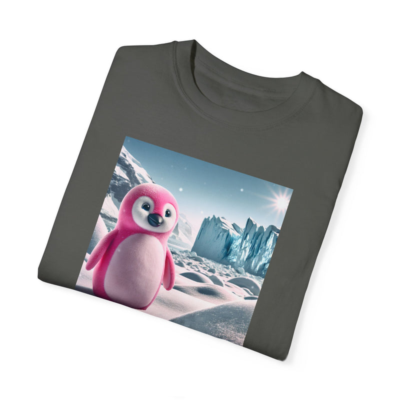 Pink Penguin Unisex Garment-Dyed T-shirt