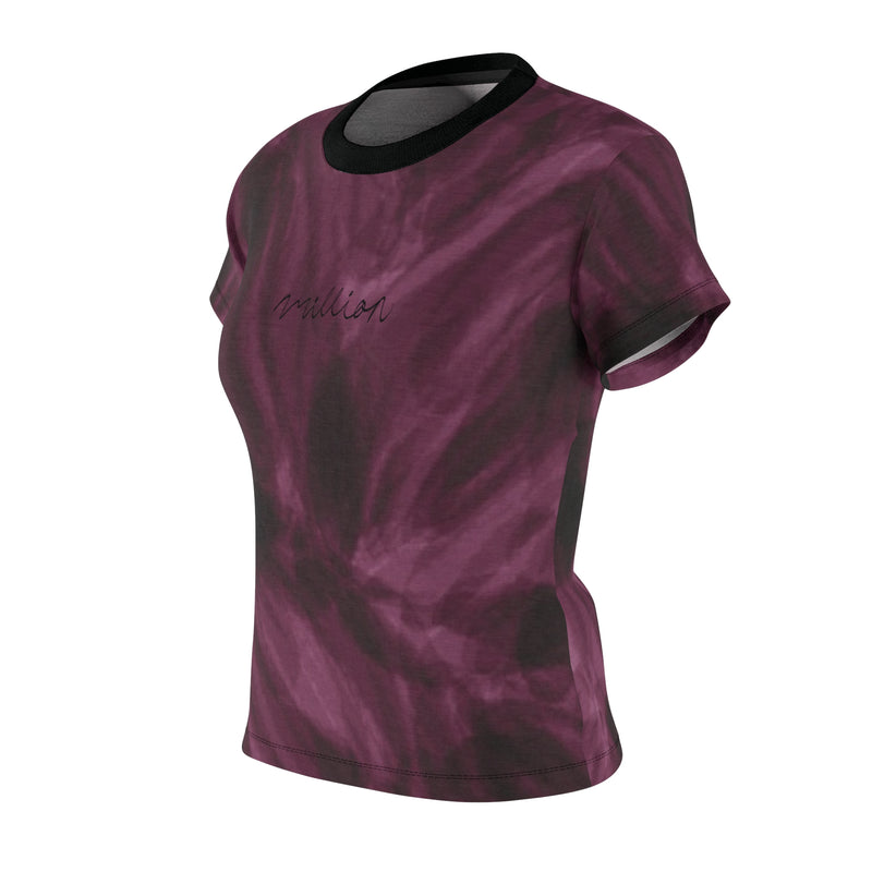 Purple Aura Women's Cut & Sew Tee (AOP)