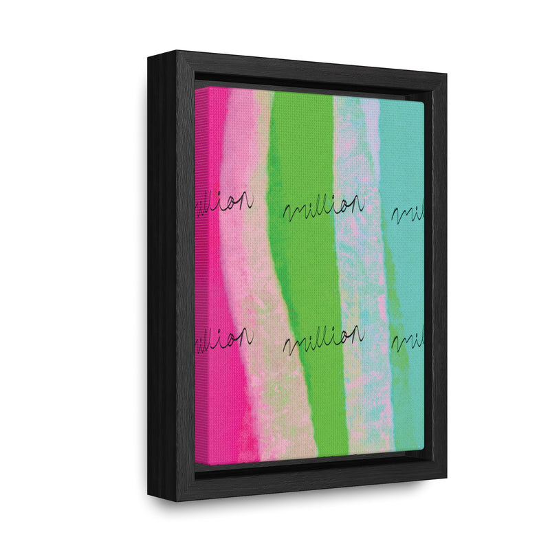 Pretty Neon Gallery Canvas Wraps, Vertical Frame