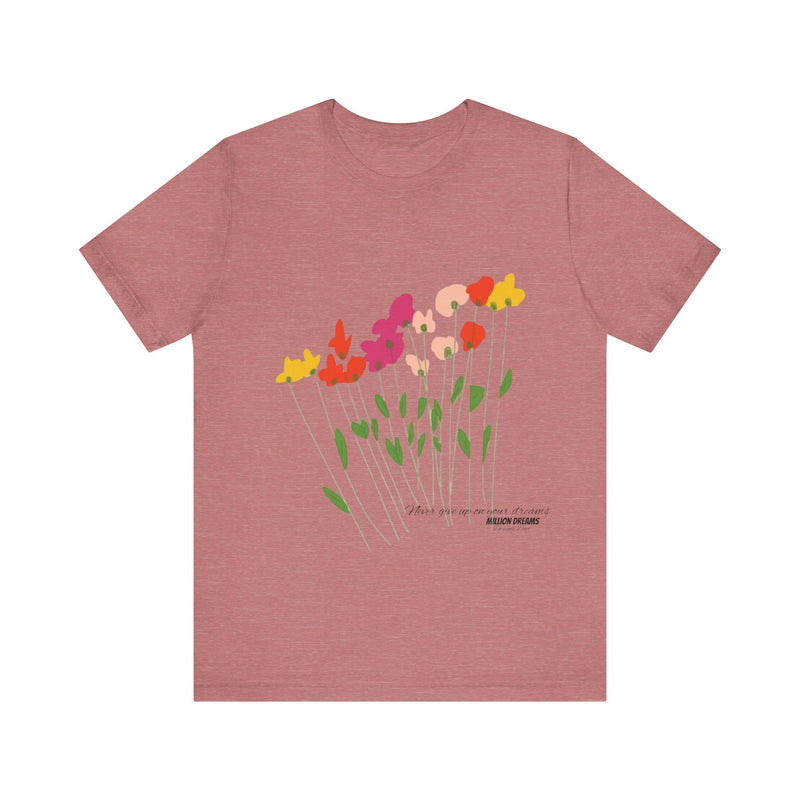 Freestyle  Flowers Jersey Short Sleeve Tee