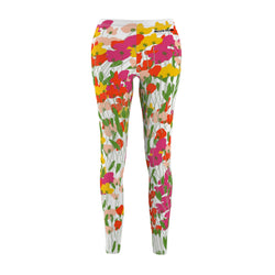 Freestyle Flowers 2+ women's Cut & Sew Casual Leggings (AOP)