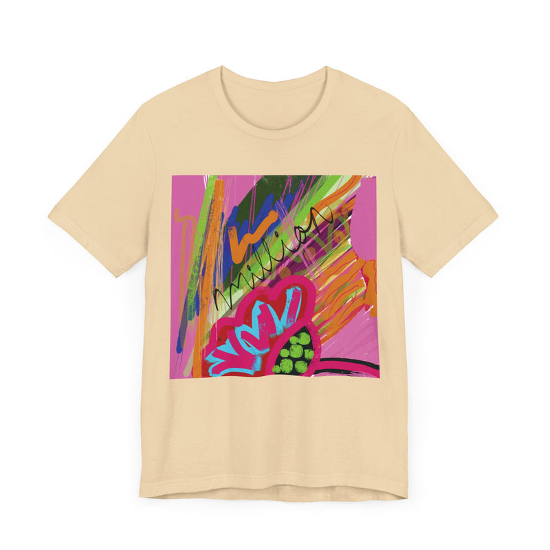 Abstract Frenzy Print  Unisex Jersey Short Sleeve Tee