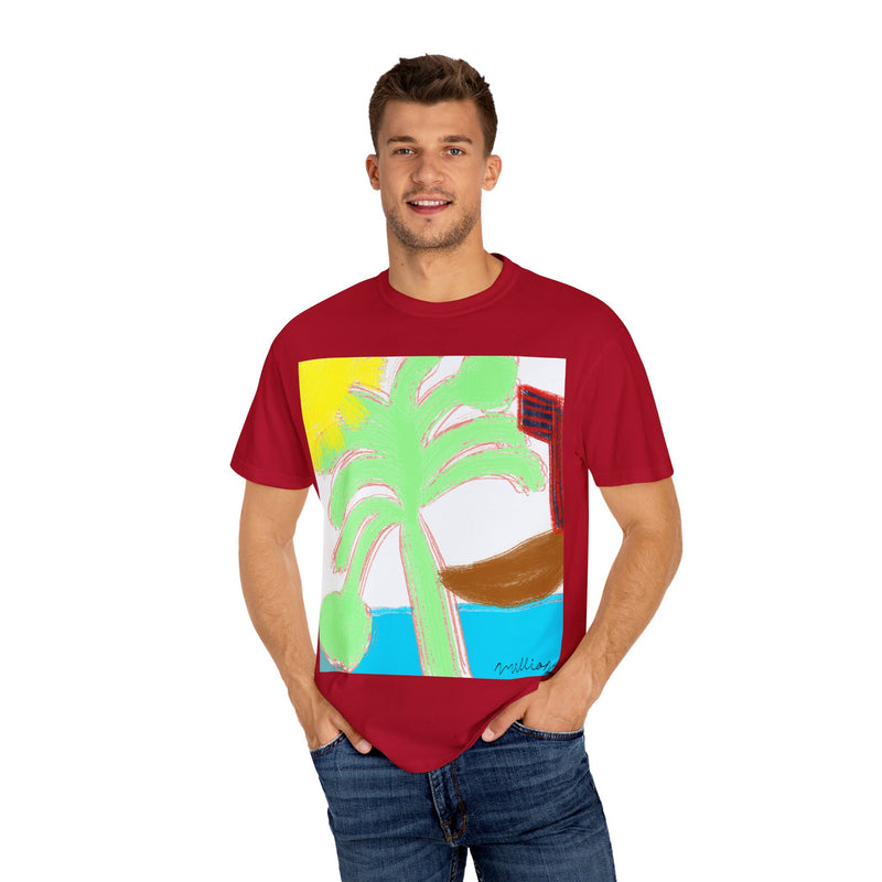 Ocean View Unisex Garment-Dyed T-shirt