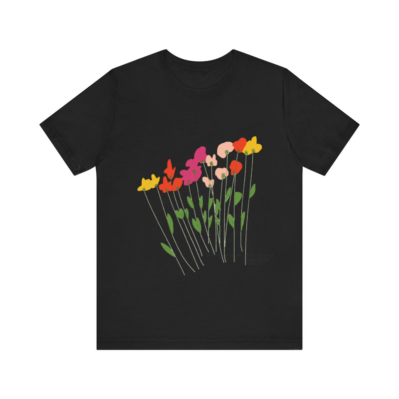 Freestyle  Flowers Jersey Short Sleeve Tee