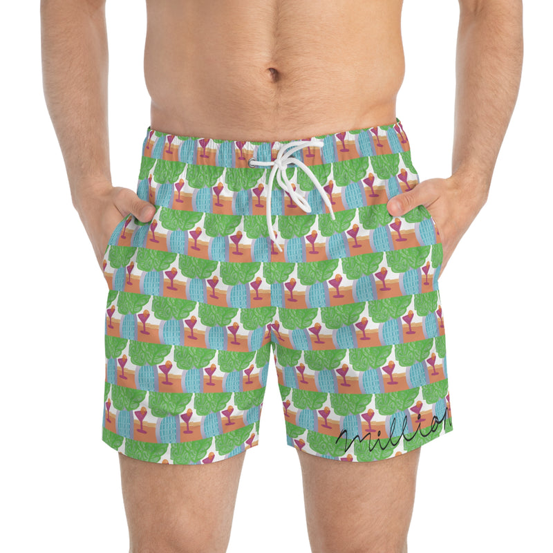 Casual Dining Swim Trunks (AOP)