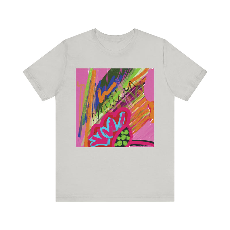 Abstract Frenzy Print  Unisex Jersey Short Sleeve Tee